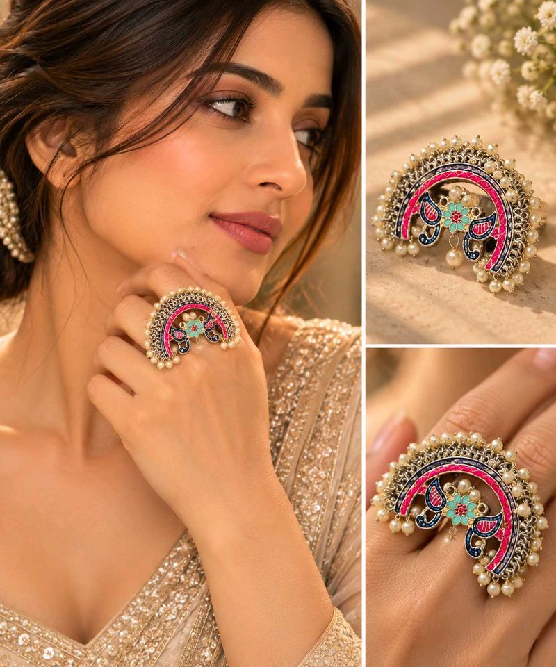 Bohemian Ethnic Statement Ring