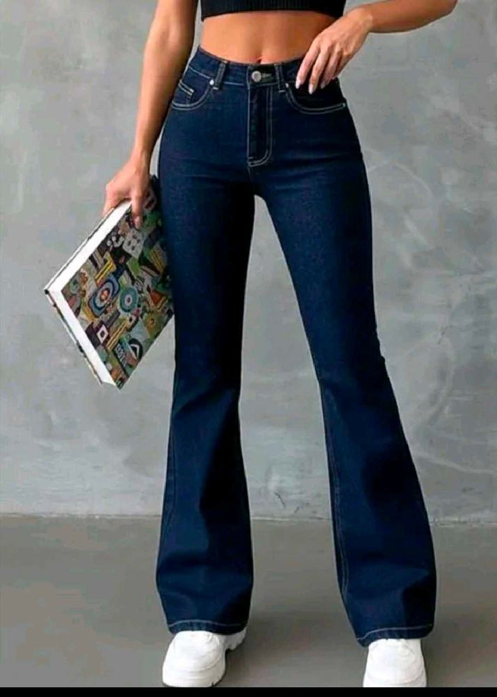 Dark Wash Flared Jeans