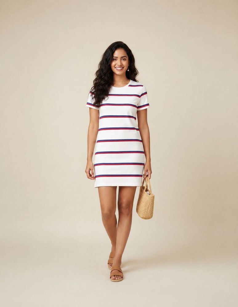 Striped T-Shirt Dress