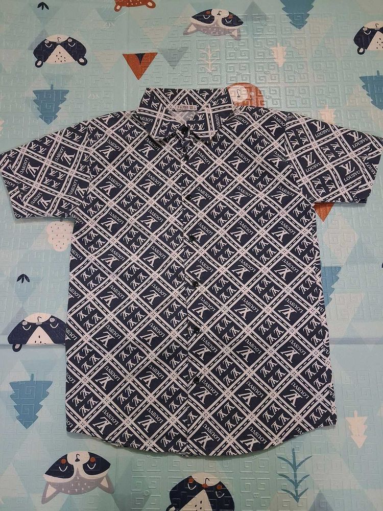 Men's Short Sleeve Printed Shirt