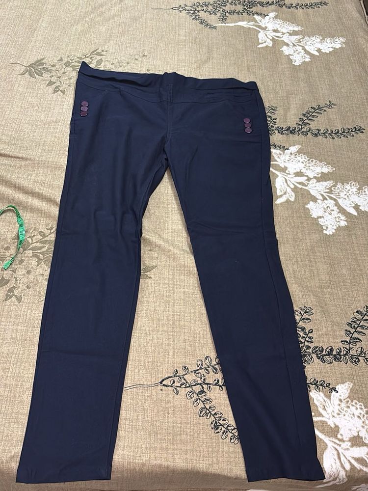 Navy Blue Women's Pants