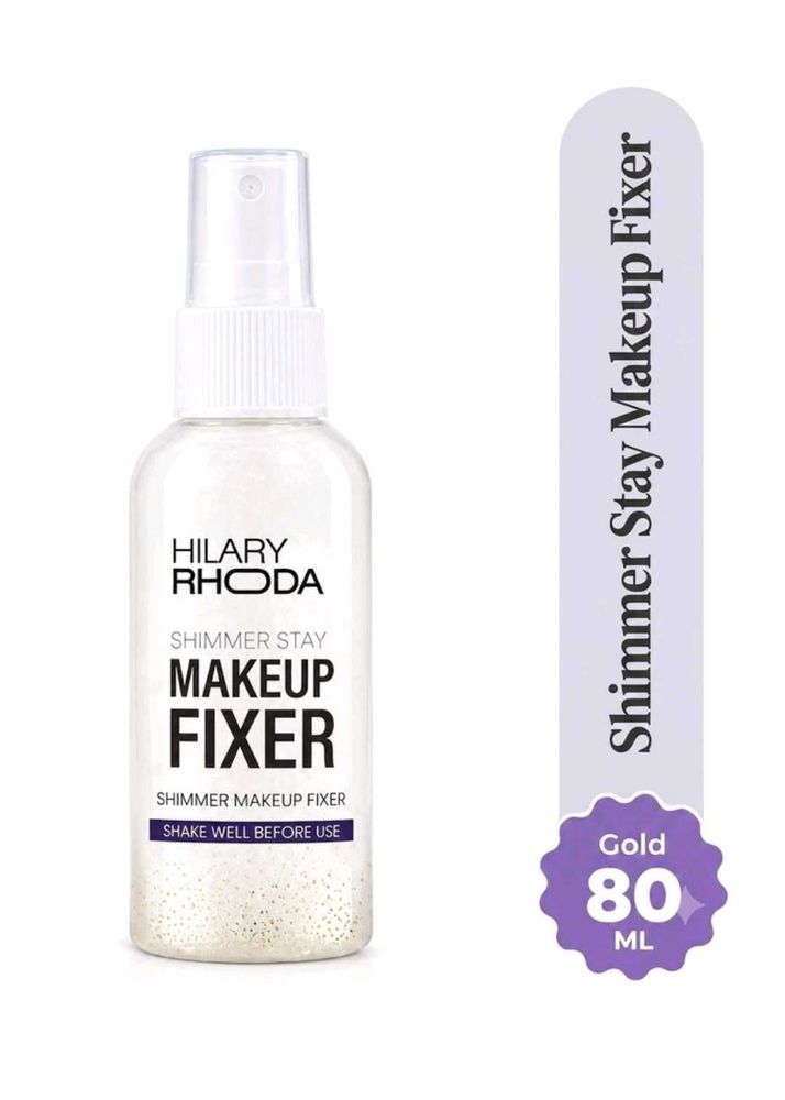 Hilary Rhoda Shimmer Makeup Fixer