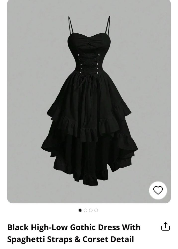 Gothic High-Low Dress