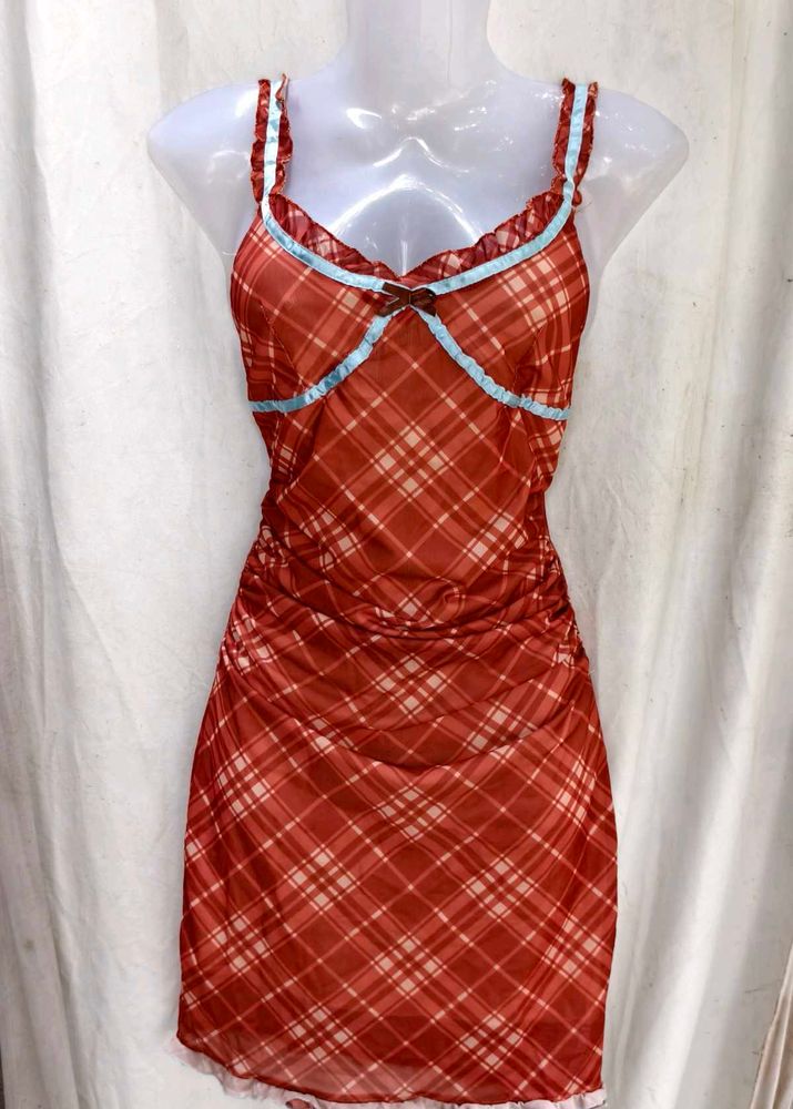 mesh Ruched bodycon