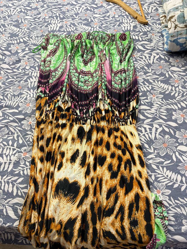 Off shoulder Jumpsuit Printed