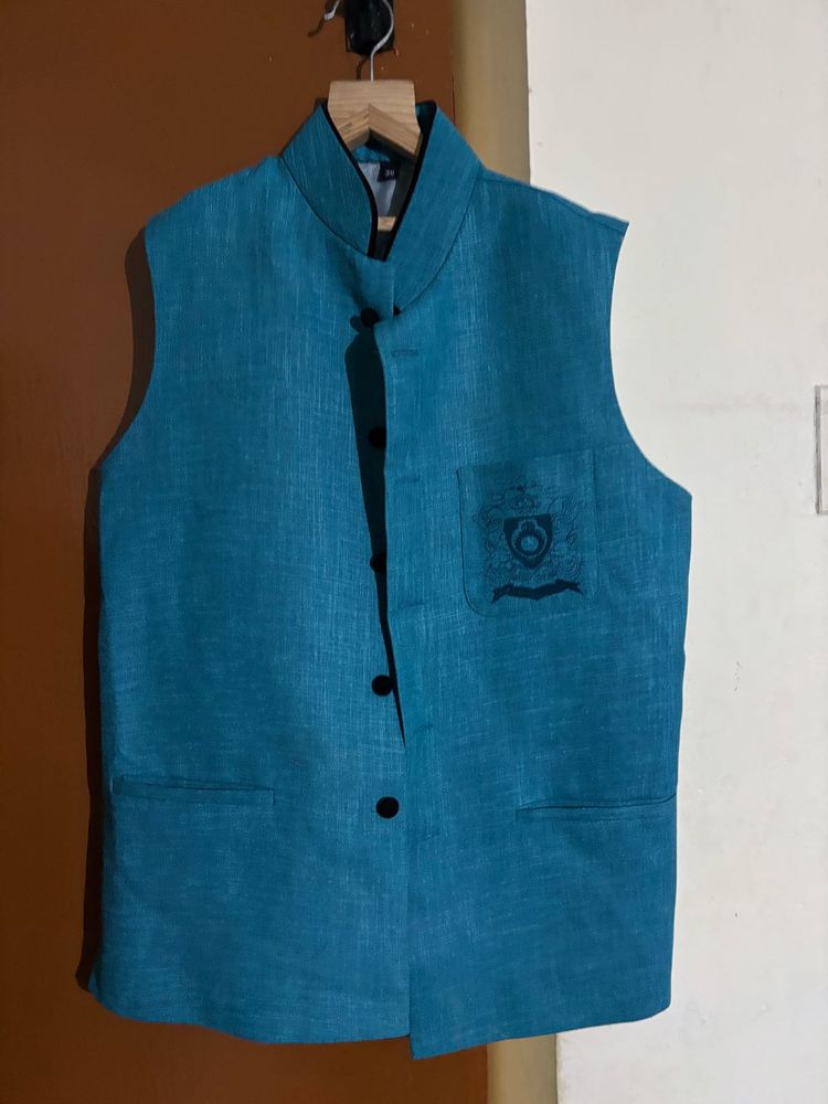 Stylish Teal Waistcoat