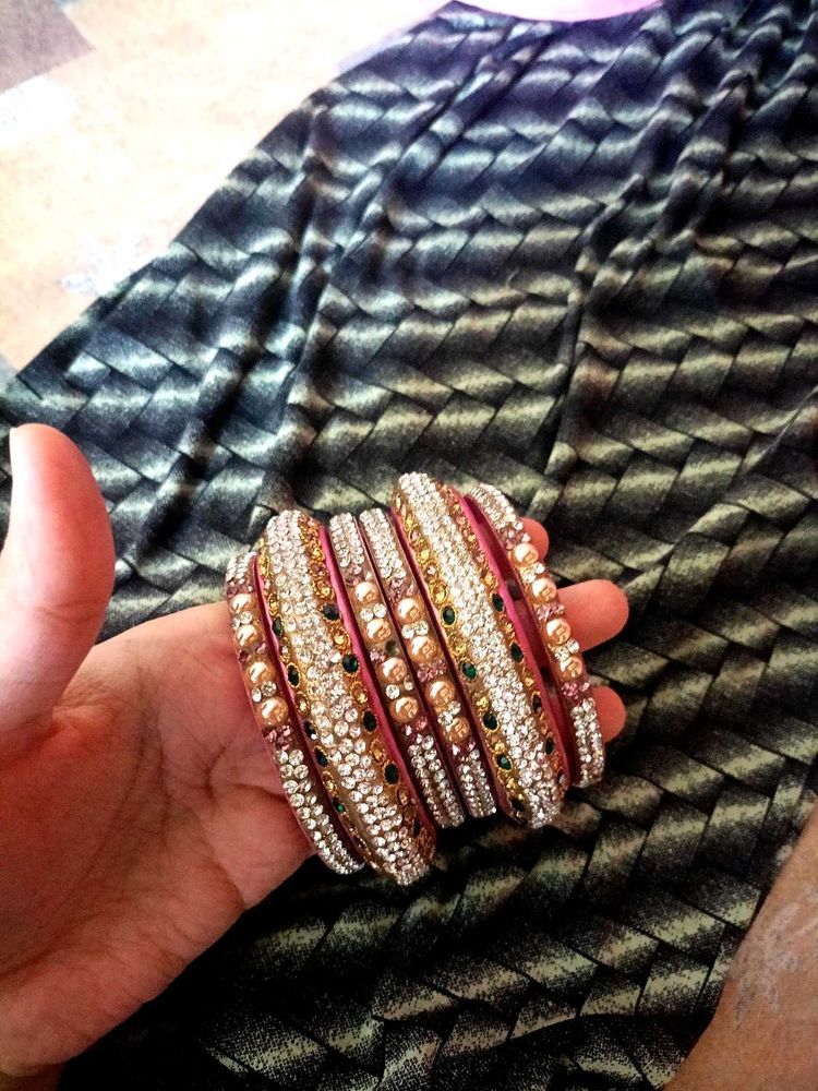 Embellished Bangle Set