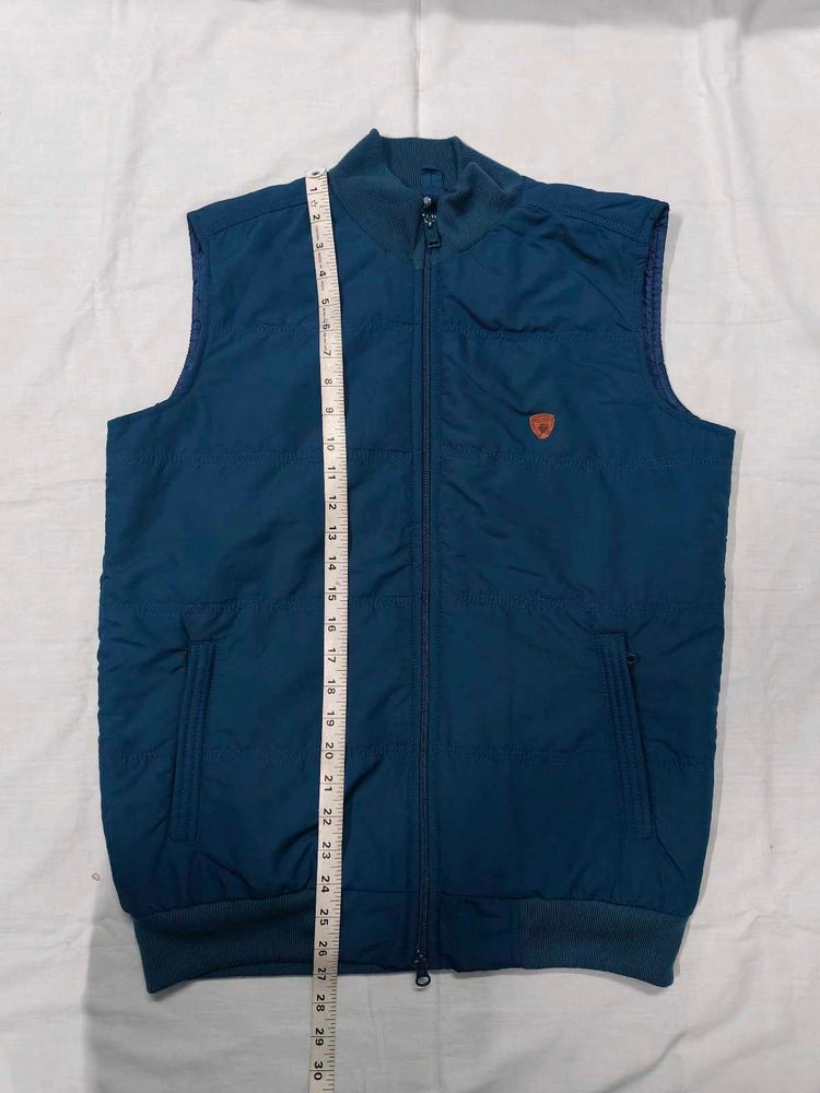 Sleeveless Teal Jacket