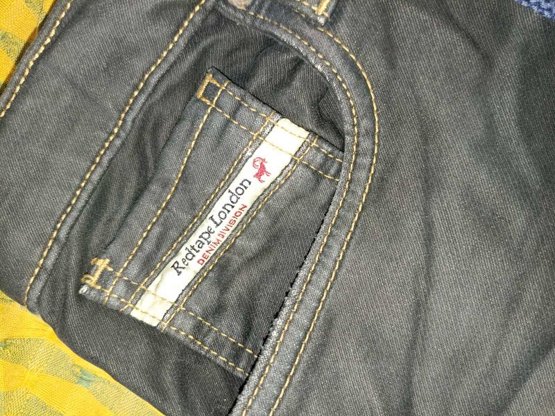Redtape London Denim Jeans with formal shirt