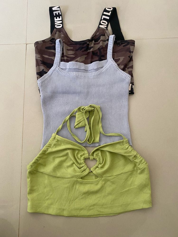 Bundle of 3 Trendy Tank Tops