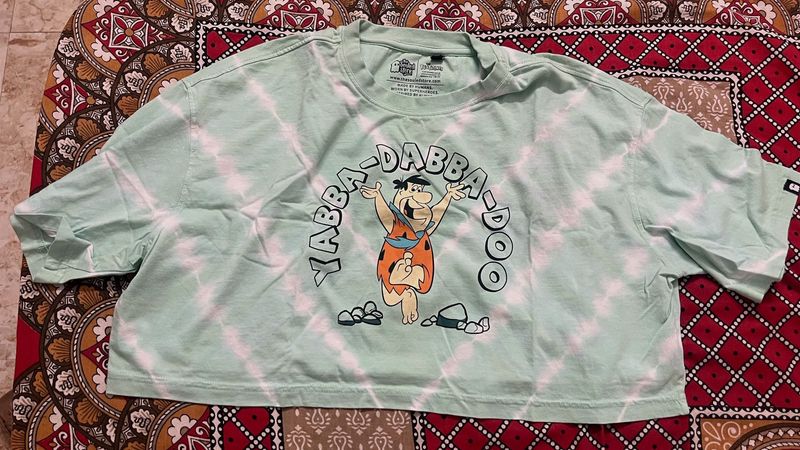 The souled store cropped Graphic Tee