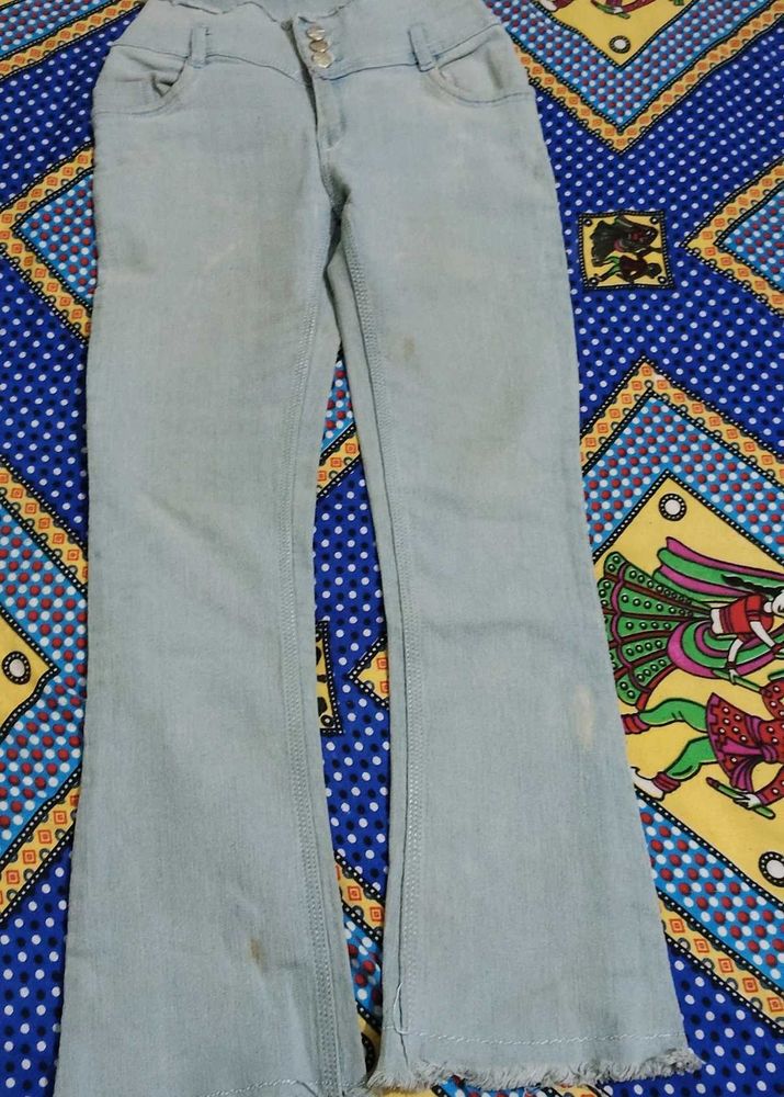 Light Wash Flare Jeans