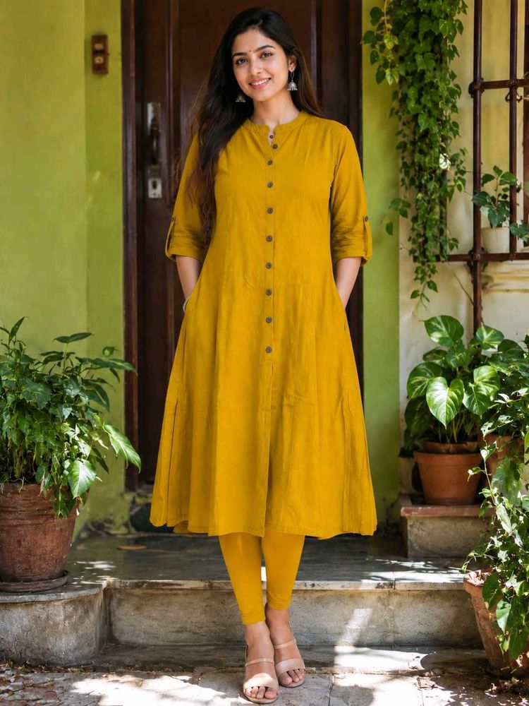 Elegant Yellow Kurta