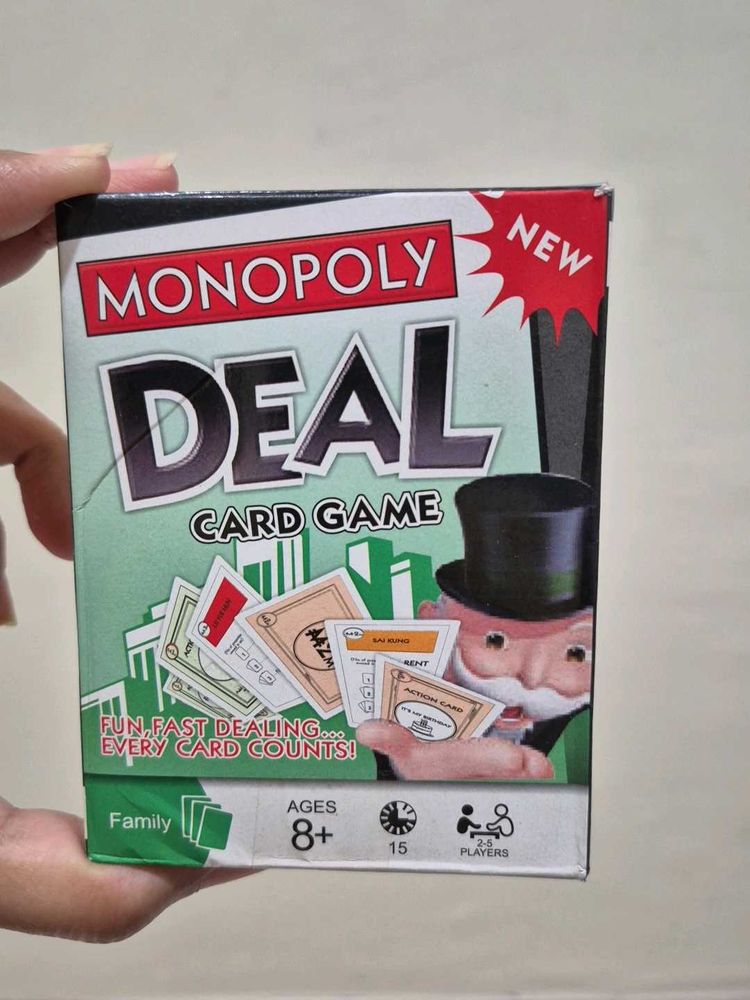 Monopoly Deal Card Game - New