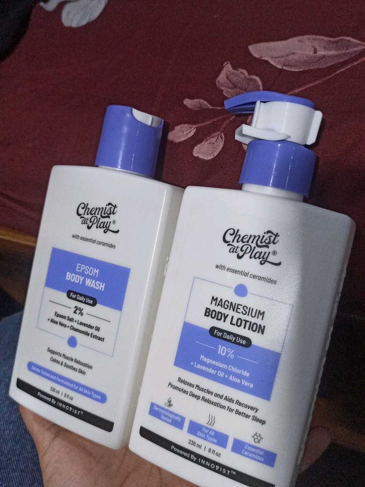 Chemist at Play Epsom Body Wash &amp; Lotion Set