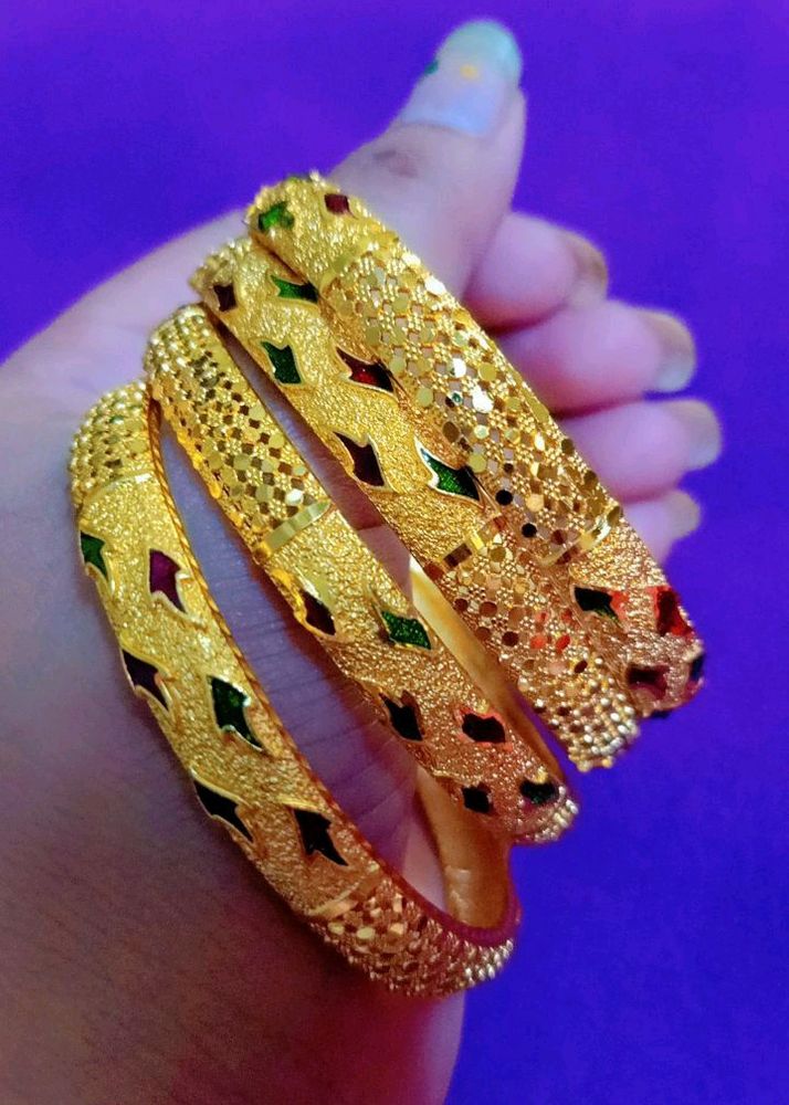💕Gold Plated Bangles For Women