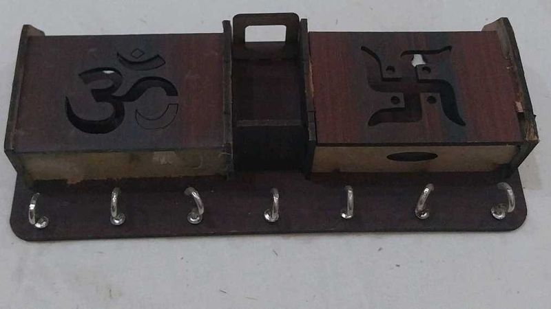 Decorative Om Swastik Key Holder