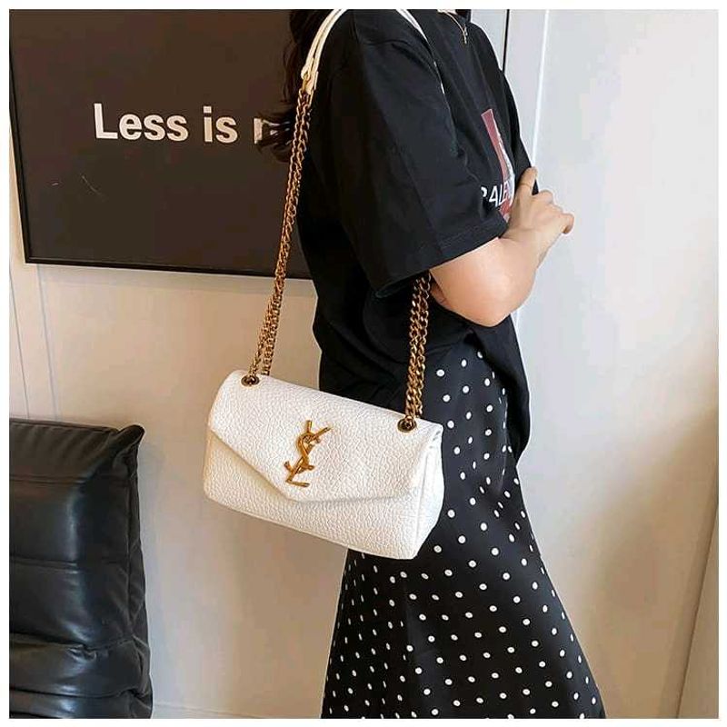 ysl inspired White Crossbody Bag