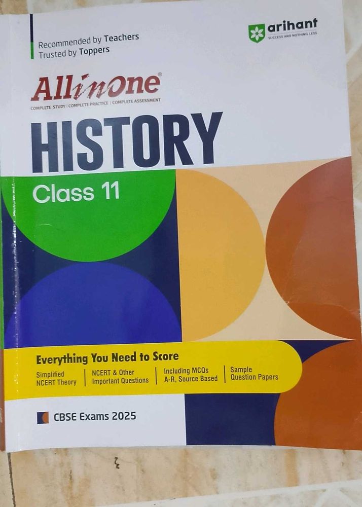 Arihant All in One History Class 11