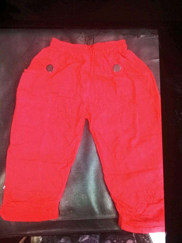 Bright Red Palazzo Pants