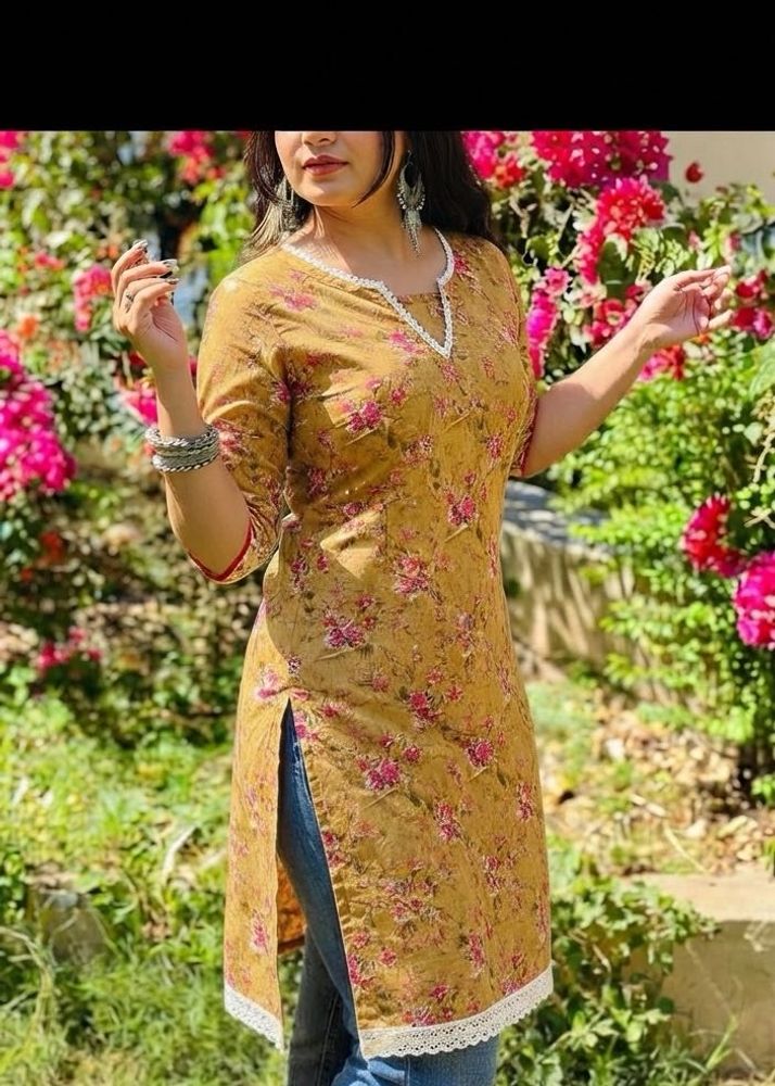 Amber Blossom Kurta