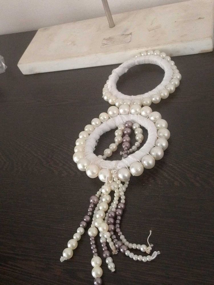 Pearl &amp; Bead Bracelet Set