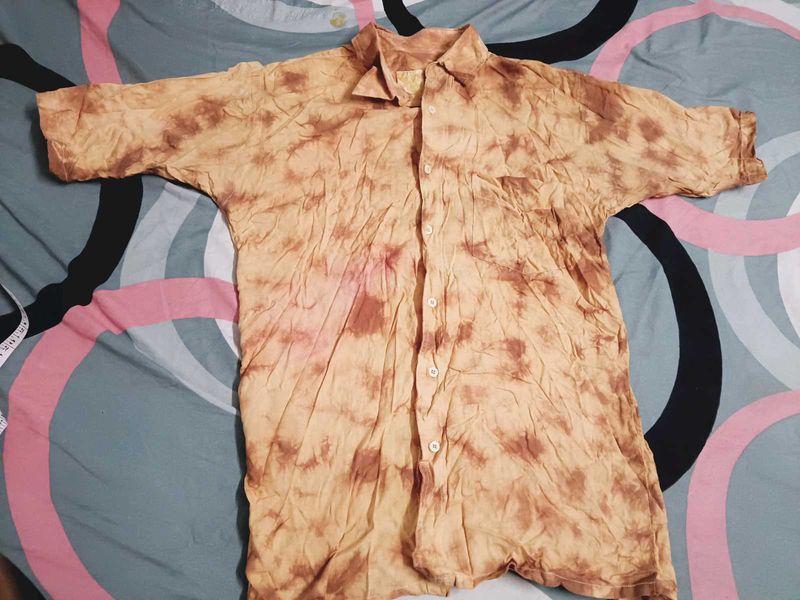 Men's Tie-Dye Short Sleeve Shirt