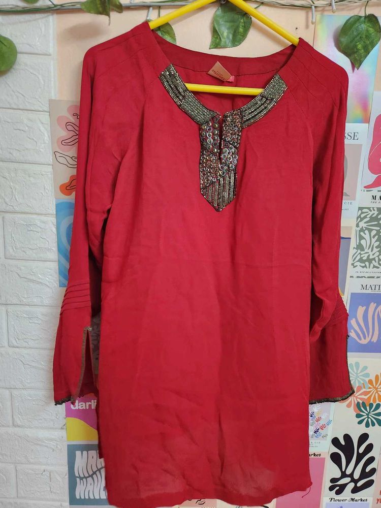 Pretty Red Tunic