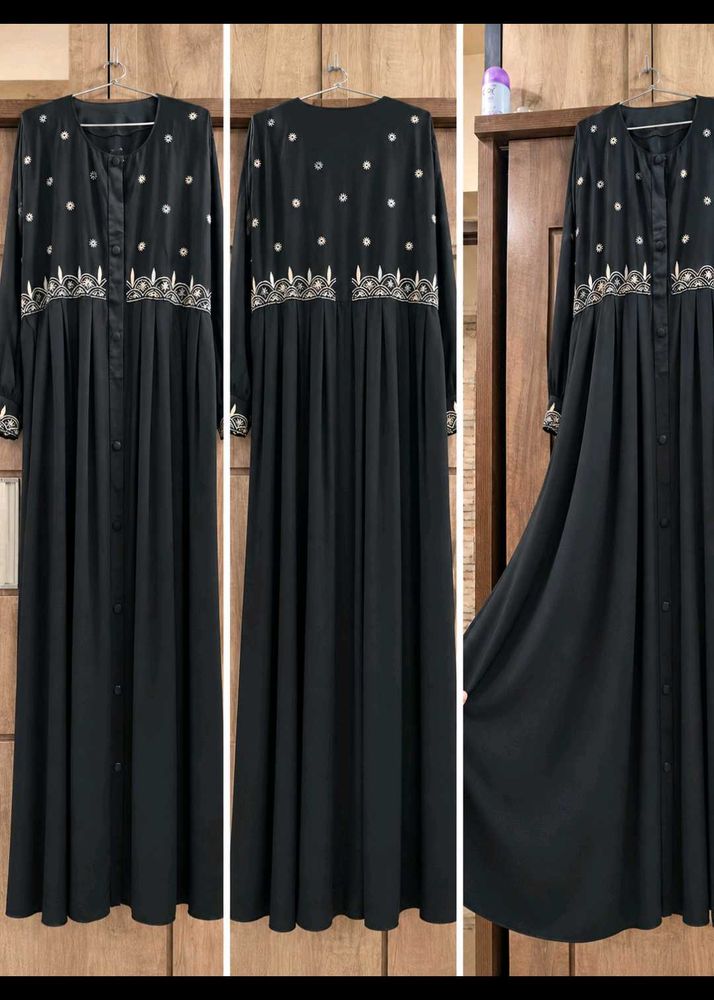 HANDWORK PLATTED ABAYA