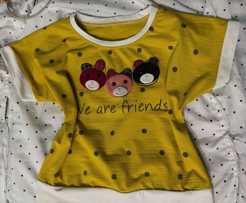 Cute Yellow Bear T-Shirt
