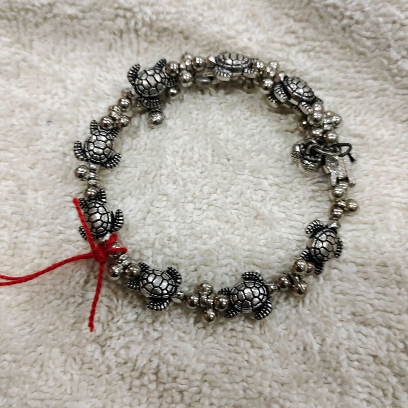 silver look alike bracelet