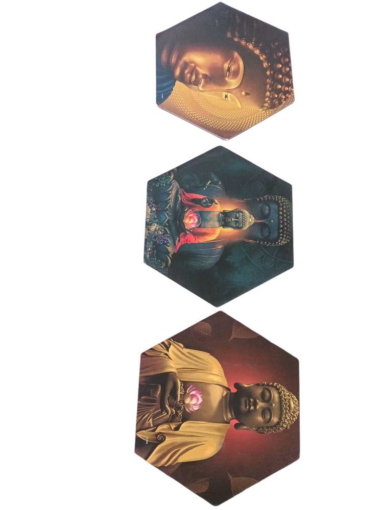 buddha frame 3pcs
