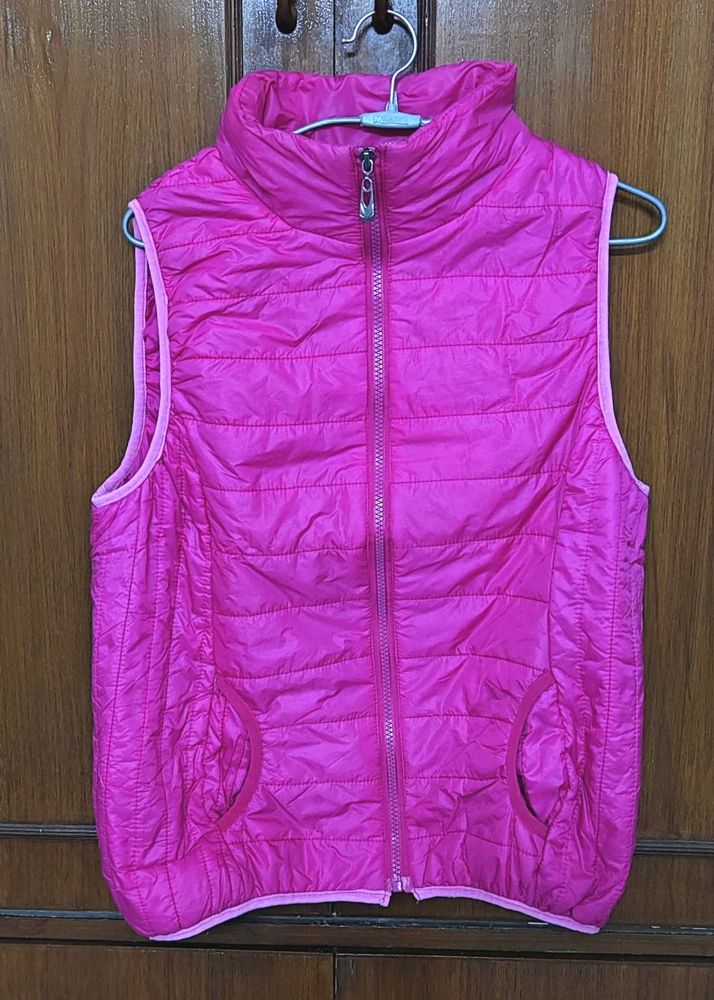 Warm Puffy Pink Vest