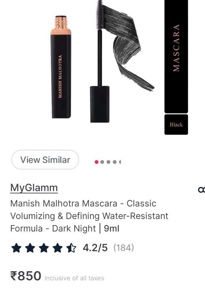 Manish Malhotra Mascara