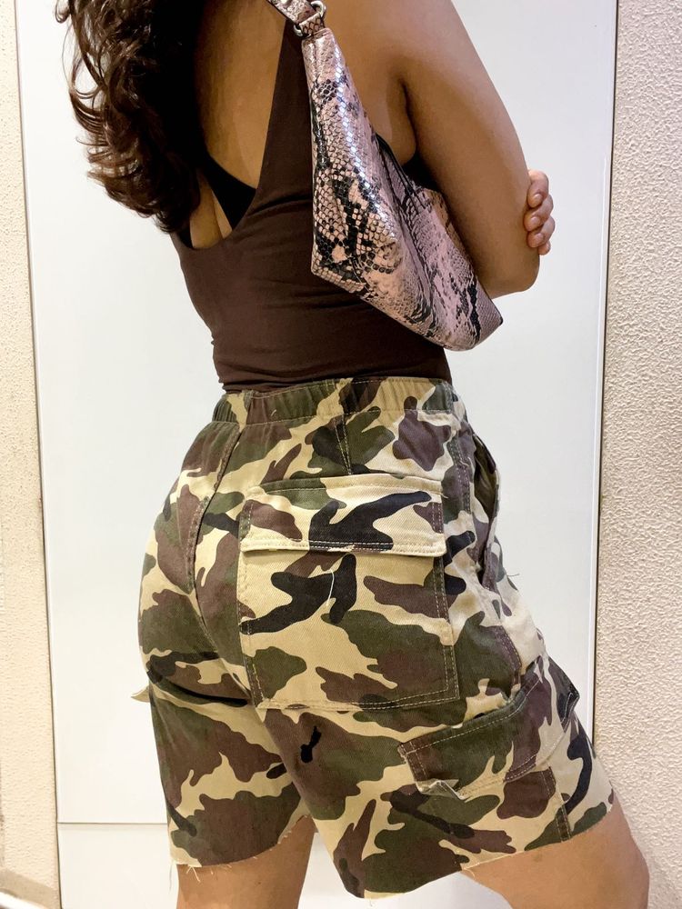 Camouflage Cargo Shorts