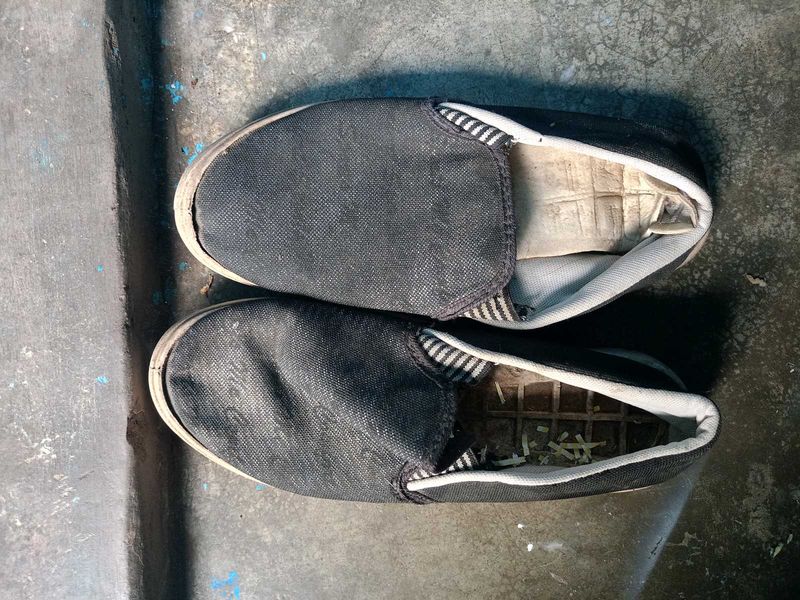 Comfortable Black Slip-On Shoes