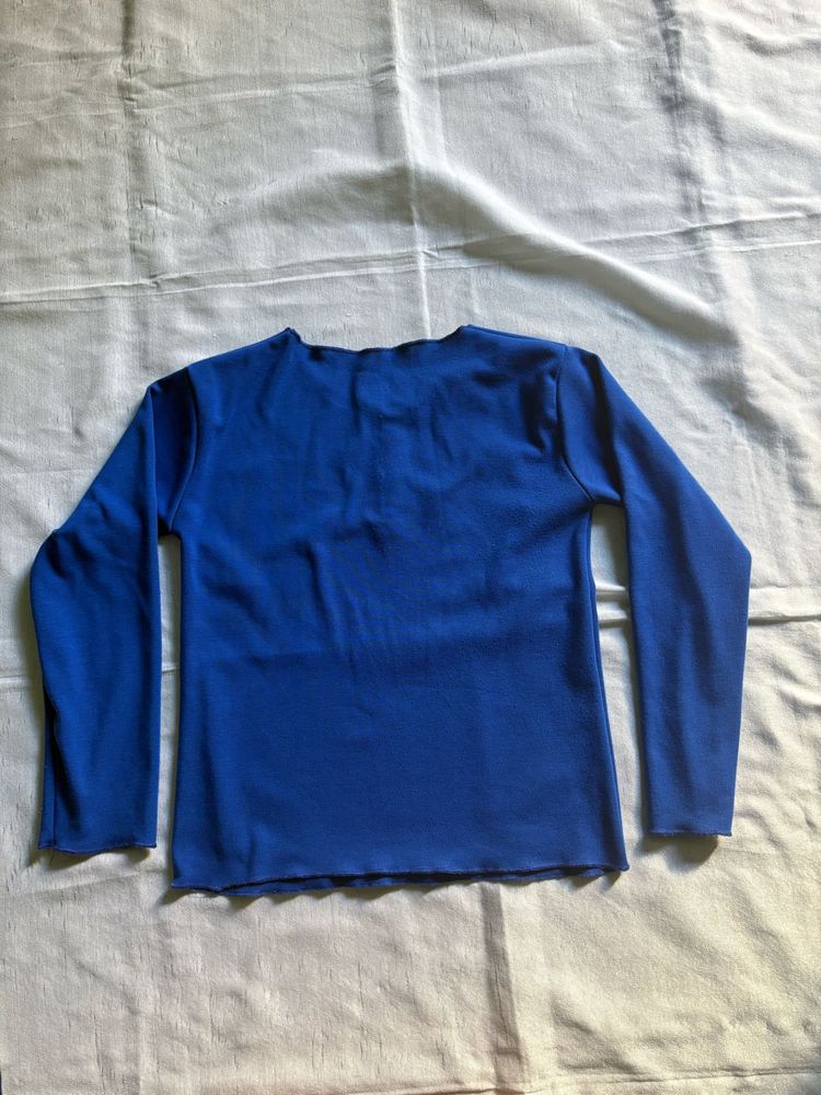 Royal Blue Long Sleeve Top