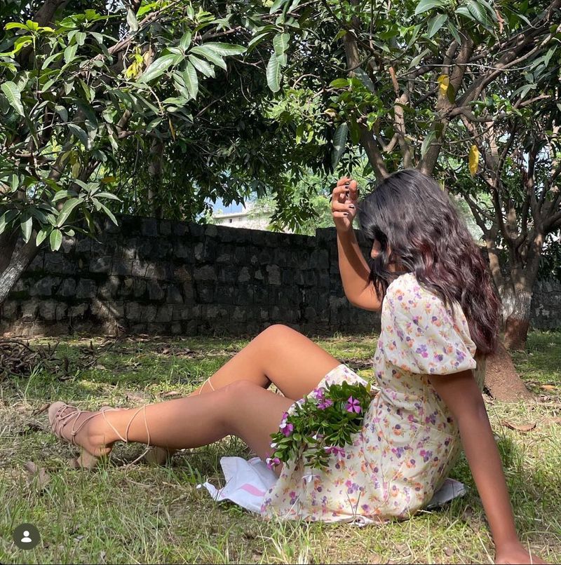 Floral Puff Sleeve Mini Dress