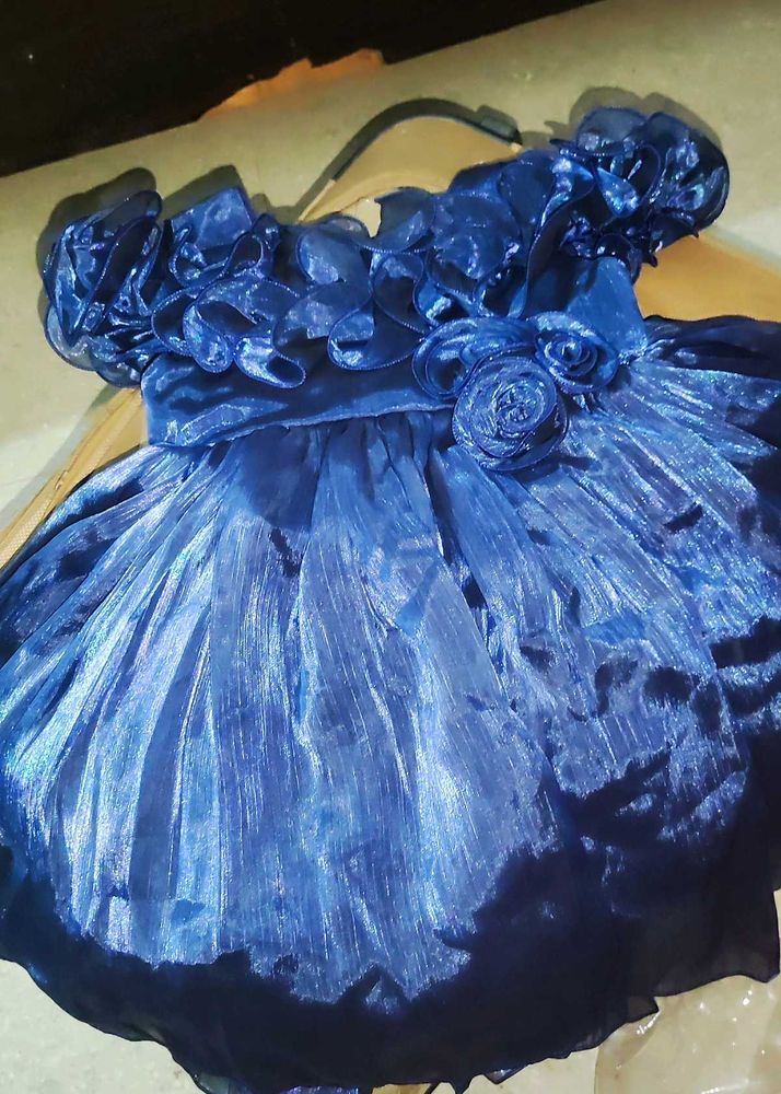 Sparkling Blue Party Dress