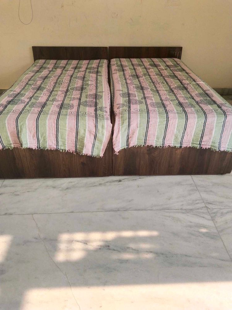 pack of 2 single bed thick fabric bedsheets
