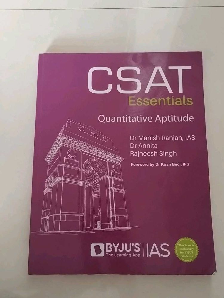 CSAT Essentials Quantitative Aptitude Book