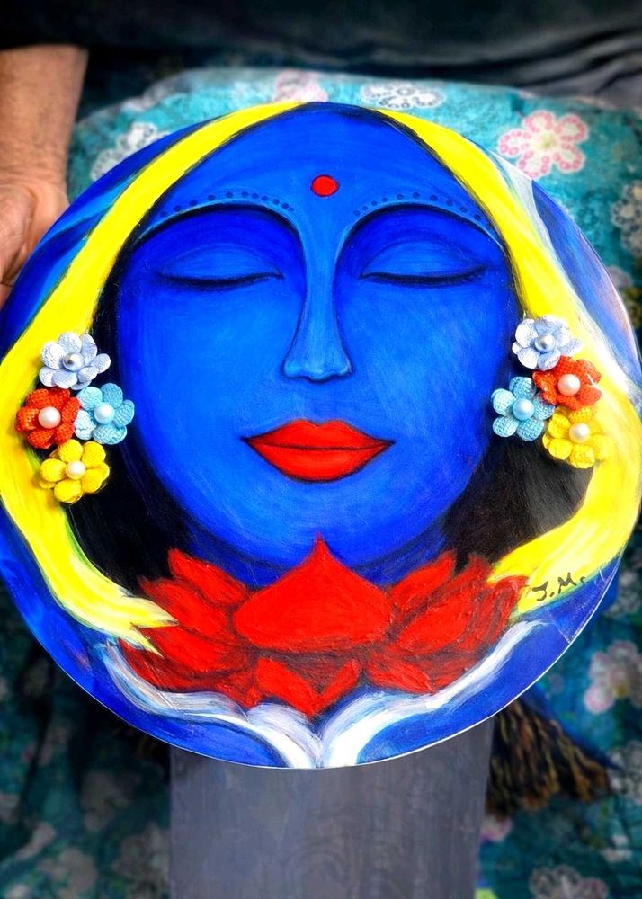 Blue Goddess Art