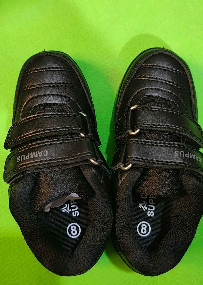 Black Campus Shoes Size 8