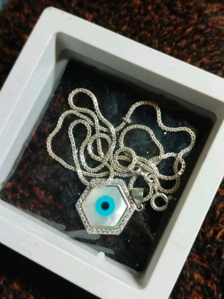 Evil Eye 92.5Silver Necklace