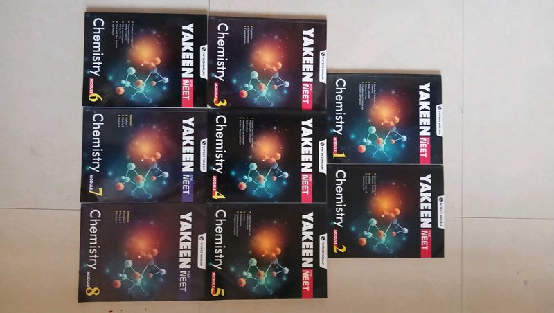 Yakeen Chemistry NEET Books Vol 1-8