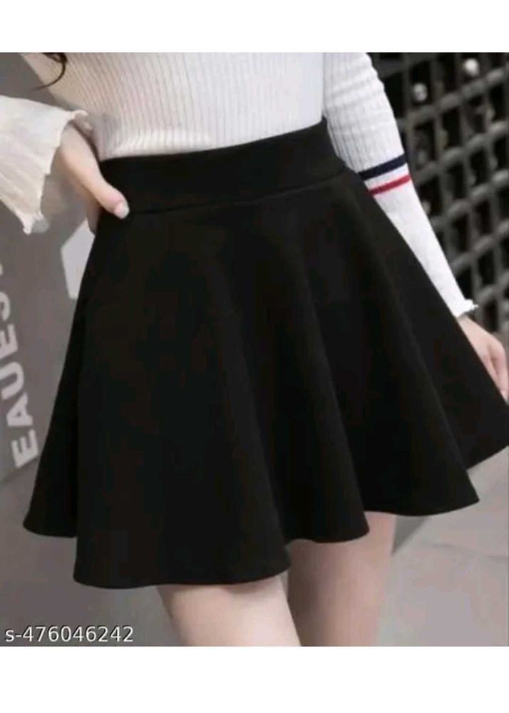 Classic Black Skater Skirt