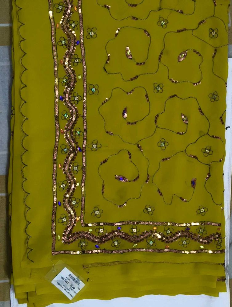 vintage  y2k full sequins lime yellow