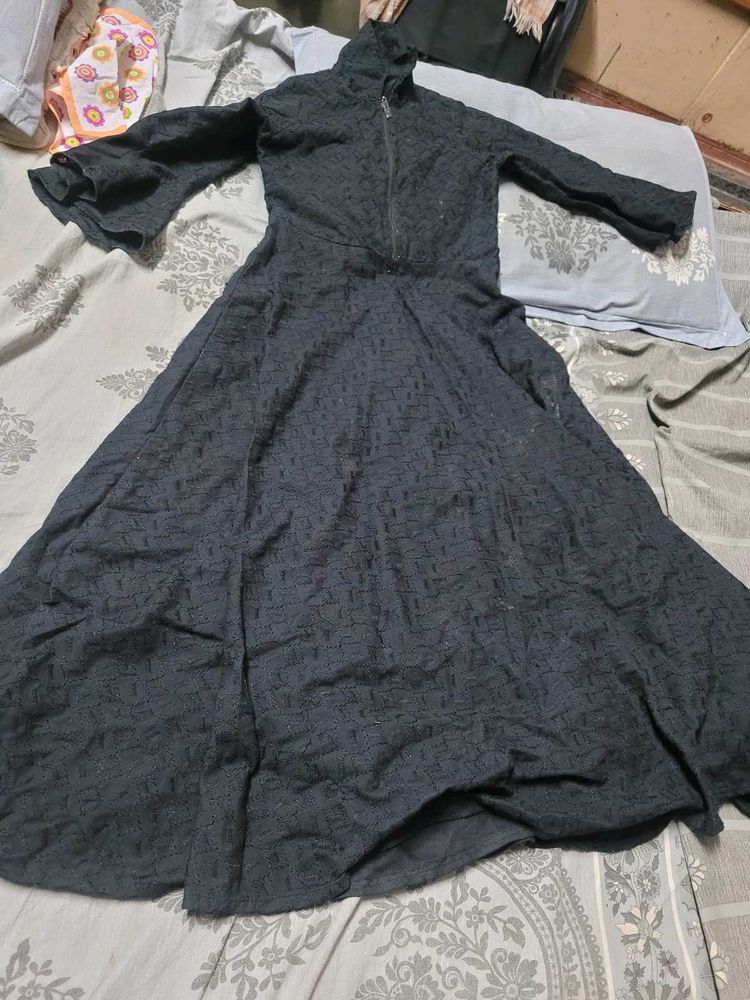 Elegant Black Ethnic Gown