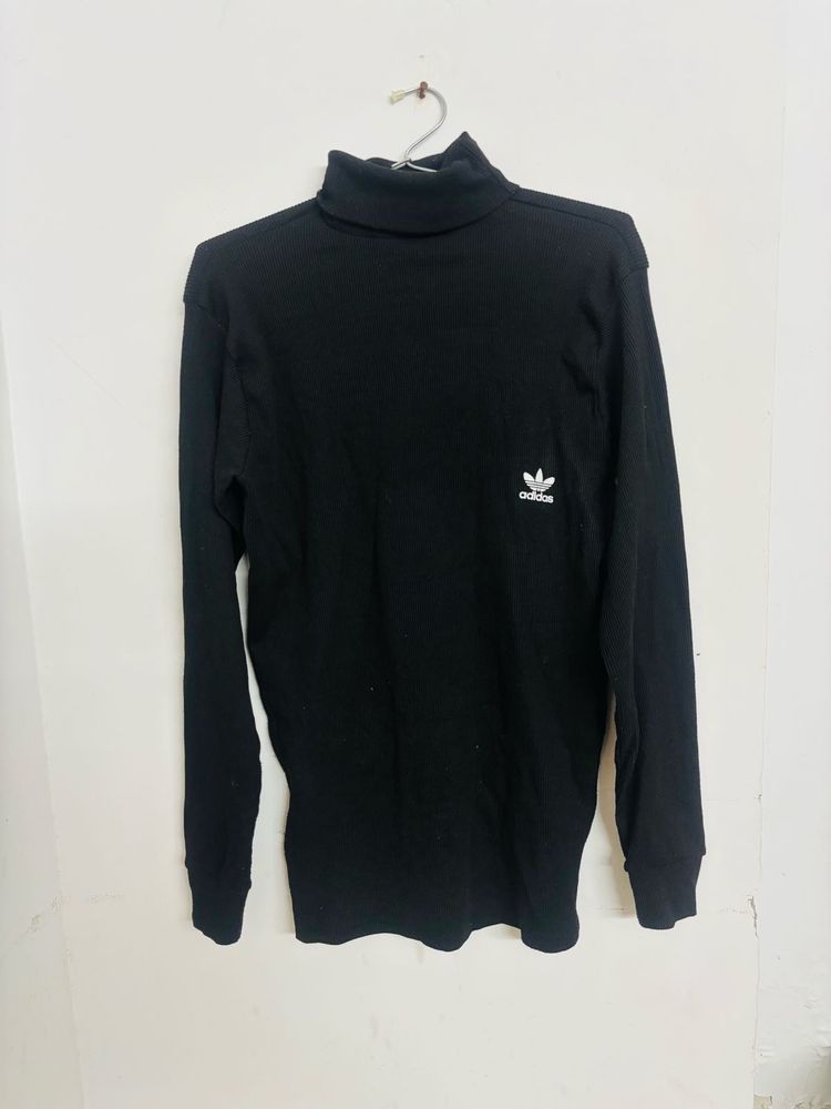 Adidas Black Turtleneck Top