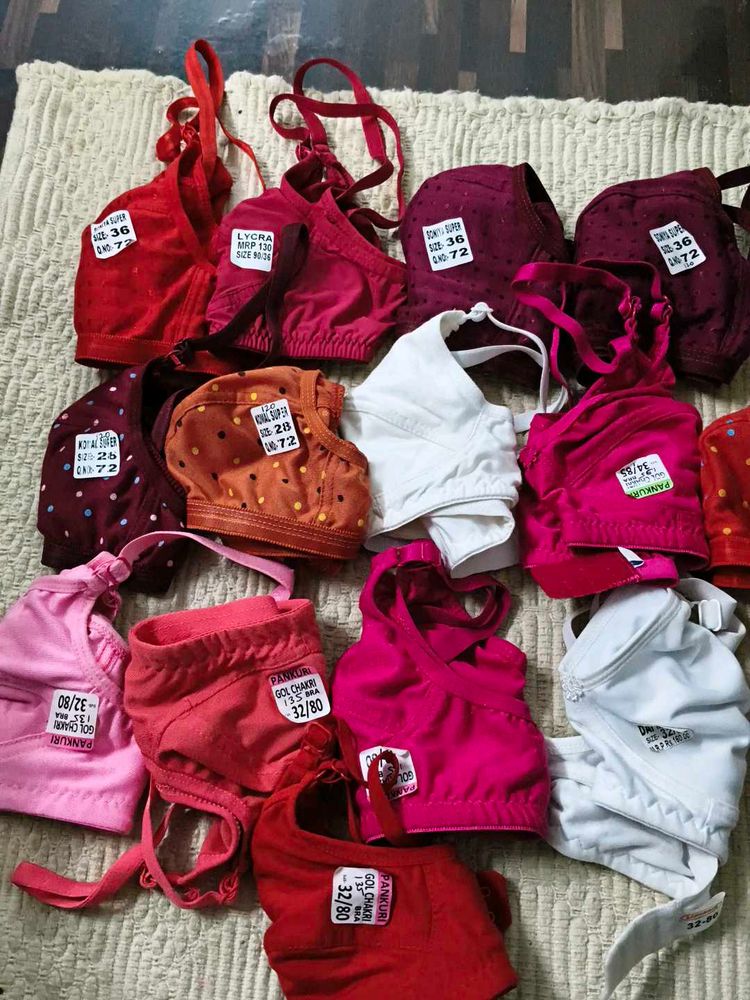 Colorful Bra Bundle - Variety of Sizes